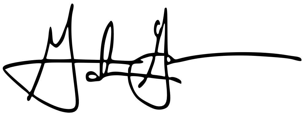 Letter from the Principal Signature